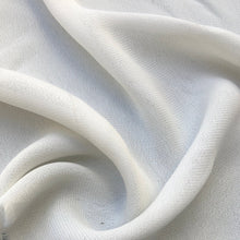 Load image into Gallery viewer, 58" 100% Tencel Lyocell Georgette Solid White Light Woven Fabric By the Yard - APC Fabrics