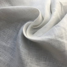 Load image into Gallery viewer, 60" 100% Linen 4 OZ Handkerchief White Woven Fabric By the Yard | APC Fabrics