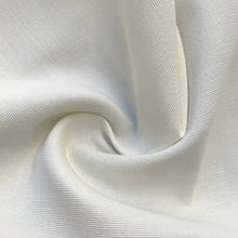 Load image into Gallery viewer, 58" 100% Rayon Bengaline Faille PFD White Woven Fabric By the Yard | APC Fabrics