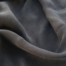 Load image into Gallery viewer, 58" 100% Rayon Bemberg Enzyme Washed Silk-Hand Purple & Black 7 OZ Light Woven Fabric By the Yard - APC Fabrics