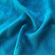 Load image into Gallery viewer, 44" Neon Blue 100% Tencel Lyocell Cupro Georgette 4.5 OZ Light Woven Fabric By the Yard - APC Fabrics