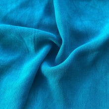 Load image into Gallery viewer, 44" Neon Blue 100% Tencel Lyocell Cupro Georgette 4.5 OZ Light Woven Fabric By the Yard - APC Fabrics