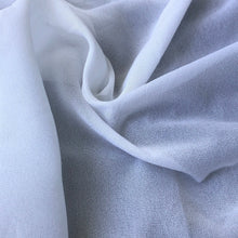 Load image into Gallery viewer, 54" 100% Rayon Chiffon Optic White Sheer Light Woven Fabric By the Yard | APC Fabrics