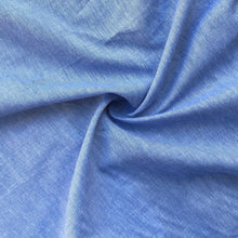 Load image into Gallery viewer, 58" 100% Pima Cotton Chambray Voile Baby Blue Light Woven Fabric By the Yard - APC Fabrics