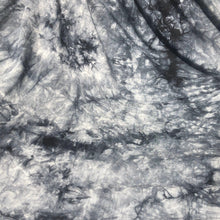 Load image into Gallery viewer, 60” Bamboo Spandex Lycra Stretch Tie Dyed Black & White Cloud Apparel Knit Fabric By the Yard - APC Fabrics