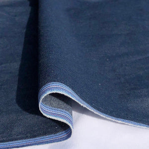 58" 100% Cotton Pima Chambray Denim 6 OZ Dark Blue Apparel Woven Fabric By the Yard - APC Fabrics