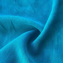 Load image into Gallery viewer, 44" Neon Blue 100% Tencel Lyocell Cupro Georgette 4.5 OZ Light Woven Fabric By the Yard - APC Fabrics