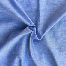 Load image into Gallery viewer, 58" 100% Pima Cotton Chambray Voile Baby Blue Light Woven Fabric By the Yard - APC Fabrics