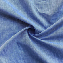 Load image into Gallery viewer, 58&quot; 100% Pima Cotton Chambray Voile Baby Blue Light Woven Fabric By the Yard - APC Fabrics