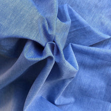 Load image into Gallery viewer, 58" 100% Pima Cotton Chambray Voile Baby Blue Light Woven Fabric By the Yard - APC Fabrics