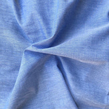 Load image into Gallery viewer, 58" 100% Pima Cotton Chambray Voile Baby Blue Light Woven Fabric By the Yard - APC Fabrics