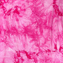 Load image into Gallery viewer, 60” Bamboo & Spandex Stretch Tie Dyed Tie Dye Bright Pink White Cloud Apparel and Face Mask Jersey Knit Fabric By the Yard | APC Fabrics