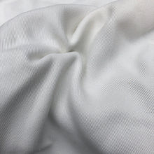 Load image into Gallery viewer, 60” 100% Tencel Lyocell 10 OZ Bull Denim Twill Woven PFD White USA Made Medium Weight Fabric By the Yard | APC Fabrics