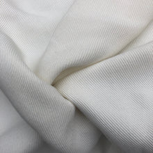 Load image into Gallery viewer, 60” 100% Tencel Lyocell 10 OZ Bull Denim Twill Woven PFD White USA Made Medium Weight Fabric By the Yard | APC Fabrics