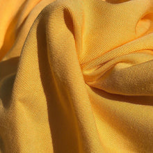 Load image into Gallery viewer, 60" Butter Yellow 100% Lyocell Tencel Gabardine Twill Eco Friendly Medium Weight Apparel Woven Fabric By The Yard | APC Fabrics