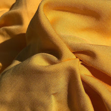 Load image into Gallery viewer, 60" Butter Yellow 100% Lyocell Tencel Gabardine Twill Eco Friendly Medium Weight Apparel Woven Fabric By The Yard | APC Fabrics