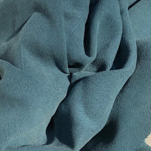 Load image into Gallery viewer, 58" 100% Tencel Lyocell Gabardine Twill Enzymed Wash Medium Weight Marine Teal Blue Woven Fabric By the Yard | APC Fabrics