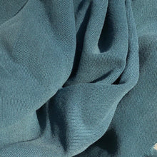 Load image into Gallery viewer, 58" 100% Tencel Lyocell Gabardine Twill Enzymed Wash Medium Weight Marine Teal Blue Woven Fabric By the Yard | APC Fabrics