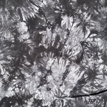 Load image into Gallery viewer, 60” Bamboo & Spandex Stretch Tie Dyed Tie Dye Black Gray Apparel and Face Mask Jersey Knit Fabric By the Yard | APC Fabrics