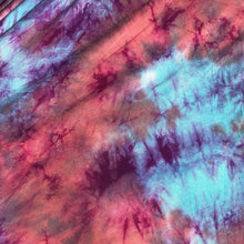 Load image into Gallery viewer, 60” Bamboo 4-Way Stretch with Spandex Watermelon Cotton Candy Tie Dye Tie Dyed Apparel Jersey Knit Fabric By the Yard | APC Fabrics