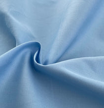 Load image into Gallery viewer, 60” 100% Cotton Pima Sky Blue Yarn Dyed Apparel Woven Fabric By the Yard | APC Fabrics
