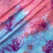 Load image into Gallery viewer, 60” Bamboo 4-Way Stretch with Spandex Watermelon Cotton Candy Tie Dye Tie Dyed Apparel Jersey Knit Fabric By the Yard | APC Fabrics