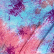 Load image into Gallery viewer, 60” Bamboo 4-Way Stretch with Spandex Watermelon Cotton Candy Tie Dye Tie Dyed Apparel Jersey Knit Fabric By the Yard | APC Fabrics
