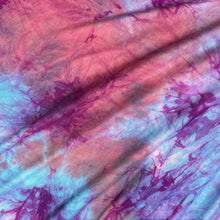 Load image into Gallery viewer, 60” Bamboo 4-Way Stretch with Spandex Watermelon Cotton Candy Tie Dye Tie Dyed Apparel Jersey Knit Fabric By the Yard | APC Fabrics