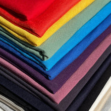 Load image into Gallery viewer, 60” Bamboo & Rayon 4-Way Stretch with Spandex 200 GSM Solid Jersey Knit Fabric By the Yard | APC Fabrics