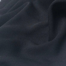 Load image into Gallery viewer, 58" 100% Cotton Crepe Black 7 OZ Light Woven Fabric By the Yard | APC Fabrics