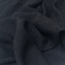 Load image into Gallery viewer, 58" 100% Cotton Crepe Black 7 OZ Light Woven Fabric By the Yard | APC Fabrics