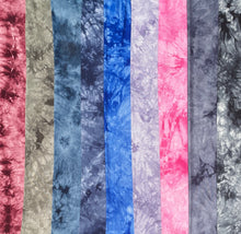 Load image into Gallery viewer, 60” Bamboo 4-Way Stretch with Spandex Tie Dye Tie Dyed Apparel Jersey Knit Fabric By the Yard | APC Fabrics