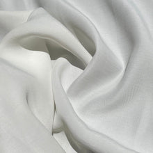 Load image into Gallery viewer, 58" Peachskin Acetate White 6 OZ Faille Woven Fabric By the Yard | APC Fabrics