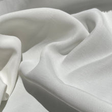 Load image into Gallery viewer, 58" Peachskin Acetate White 6 OZ Faille Woven Fabric By the Yard | APC Fabrics