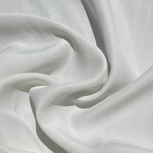 Load image into Gallery viewer, 58" Peachskin Acetate White 6 OZ Faille Woven Fabric By the Yard | APC Fabrics