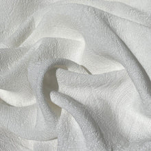 Load image into Gallery viewer, 58" 100% Rayon Floral Jacquard PFD White Woven Fabric By the Yard | APC Fabrics