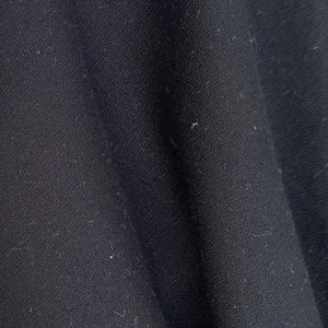 58" 100% Rayon Crepe Black 6 OZ Light Woven Fabric By the Yard | APC Fabrics