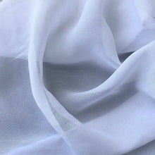 Load image into Gallery viewer, 54" 100% Rayon Chiffon Optic White Sheer Light Woven Fabric By the Yard | APC Fabrics
