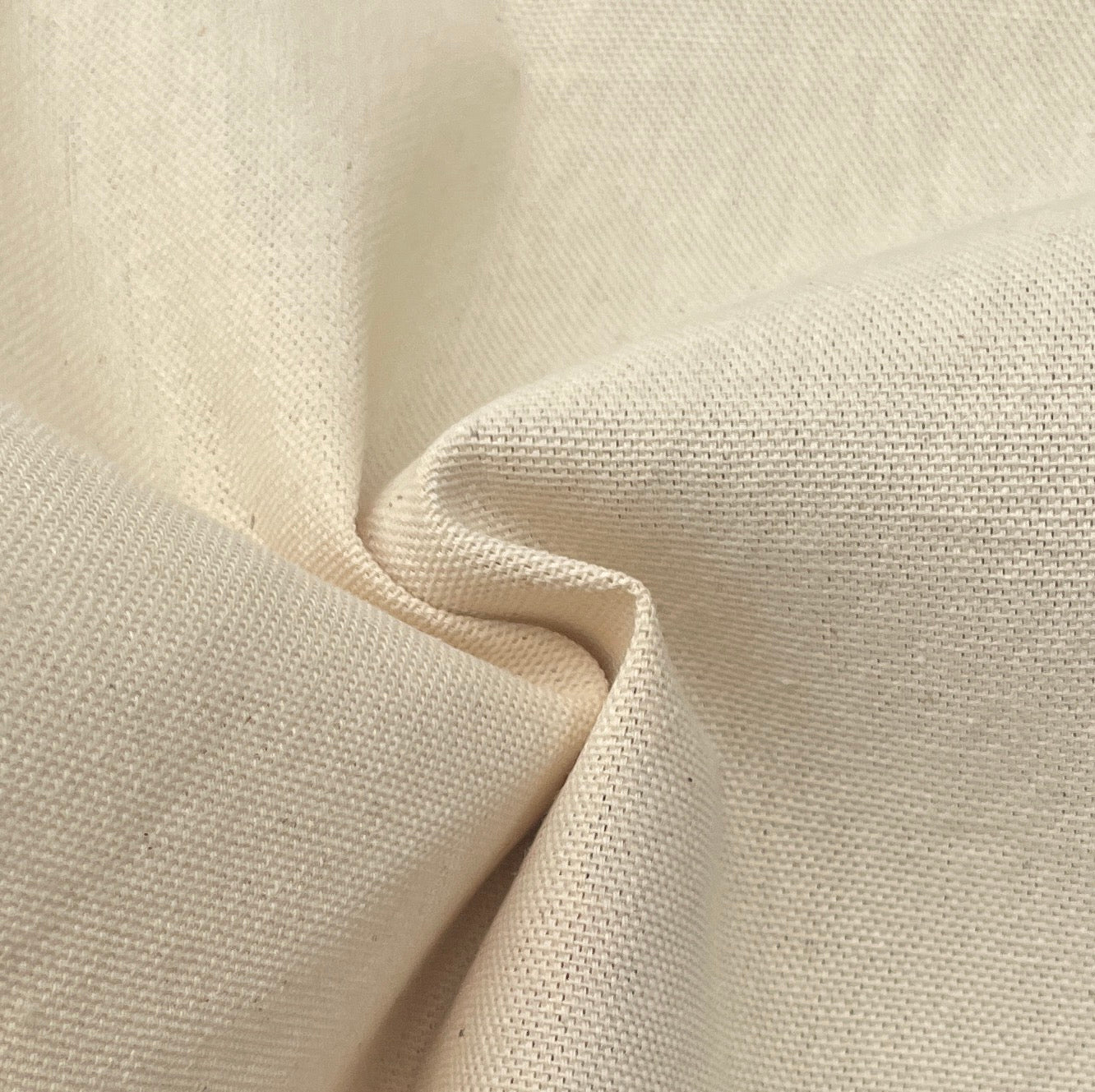Natural Canvas Fabric Thick Heavy 12oz Sew Craft Upholstery Trim DIY 100%  Cotton