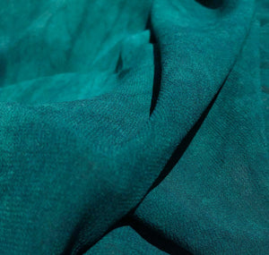 40" Marine Green 100% Tencel Lyocell Cupro Georgette 4.5 OZ Light Woven Fabric By the Yard | APC Fabrics