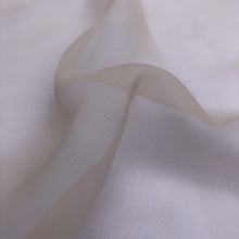 Load image into Gallery viewer, 44&quot; Solid Cream Ivory Nylon Sheer &amp; See Through Light Woven Fabric By the Yard - APC Fabrics