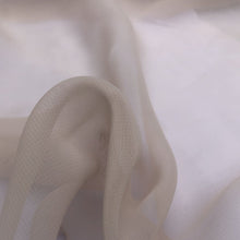 Load image into Gallery viewer, 44&quot; Solid Cream Ivory Nylon Sheer &amp; See Through Light Woven Fabric By the Yard - APC Fabrics