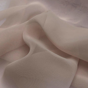 44" Solid Cream Ivory Nylon Sheer & See Through Light Woven Fabric By the Yard - APC Fabrics