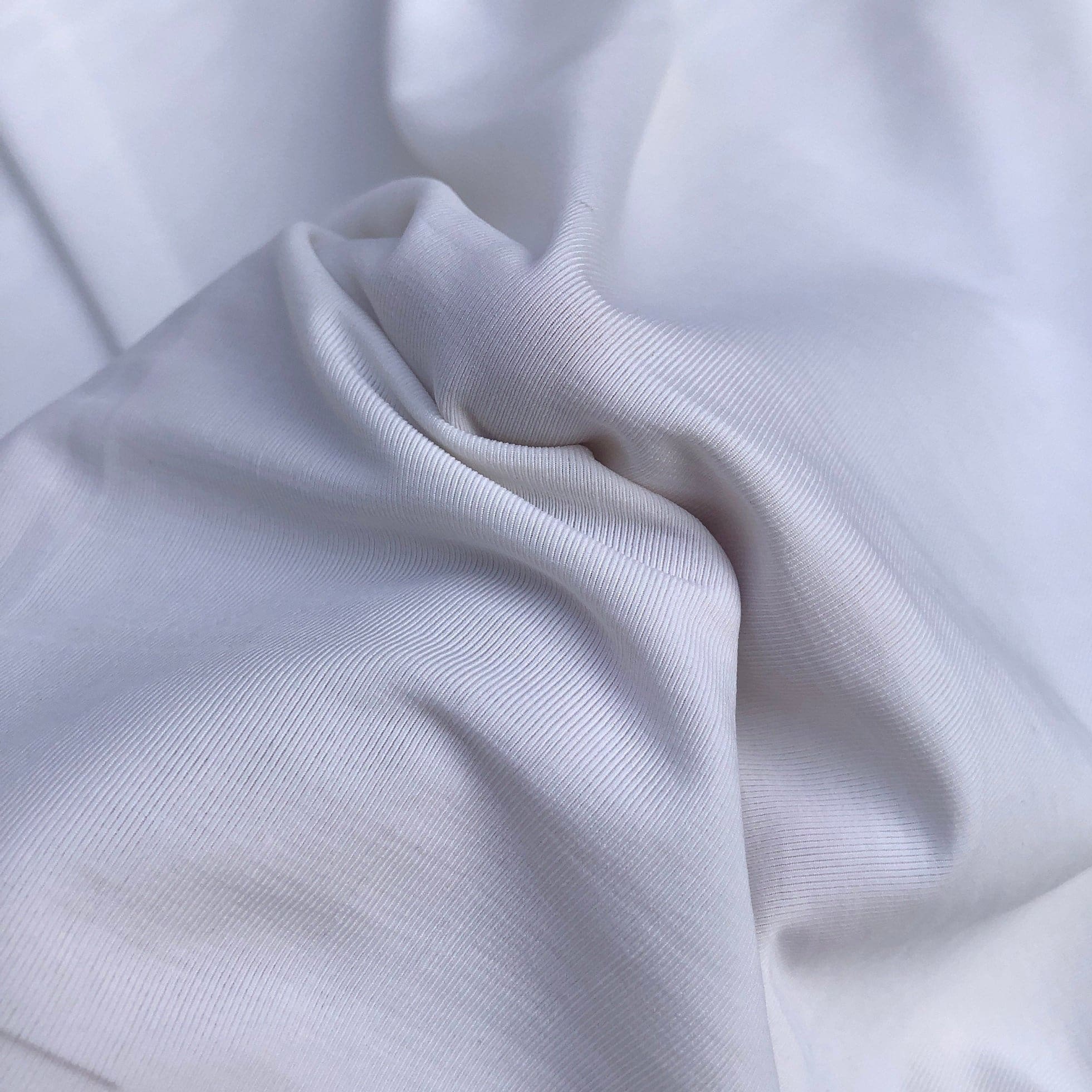 Buy Plain Viscose Elastane Stretch Jersey Fabric 150 cm wide per metre  (White) Online at desertcartIsrael