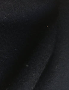 56" Dark Blue 100% Wool Heavy Woven Fabric By the Half Yard - APC Fabrics