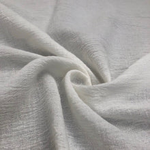 Load image into Gallery viewer, 56&quot; Off White Ivory 100% Cotton Gauze Wrinkly Woven Fabric By the Yard - APC Fabrics