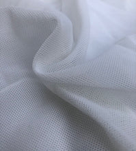 Load image into Gallery viewer, 56&quot; Optic White Nylon Spandex Blend Power Mesh Woven Fabric By the Yard - APC Fabrics