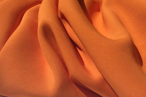 58" Bright Orange Rayon Acetate Faille Blitz Light Weight Woven Fabric By the Yard - APC Fabrics
