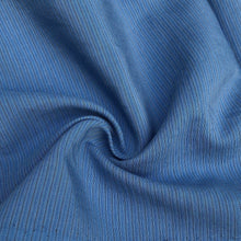 Load image into Gallery viewer, 58&quot; Cotton Lyocell Tencel Blend Striped Ocean Blue Woven Fabric By the Yard - APC Fabrics