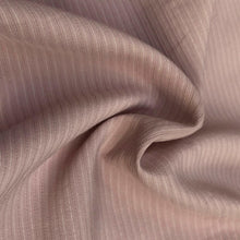 Load image into Gallery viewer, 58&quot; Cotton Lyocell Tencel Blend Striped Pink &amp; White Woven Fabric By the Yard - APC Fabrics